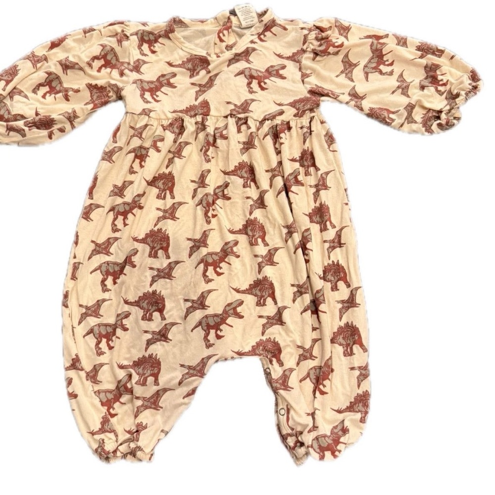 Kate Quinn 12-18 month bamboo dinosaur romper